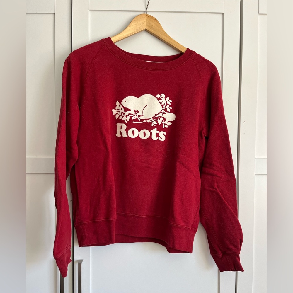 SMALL Roots Red Sweatshirt